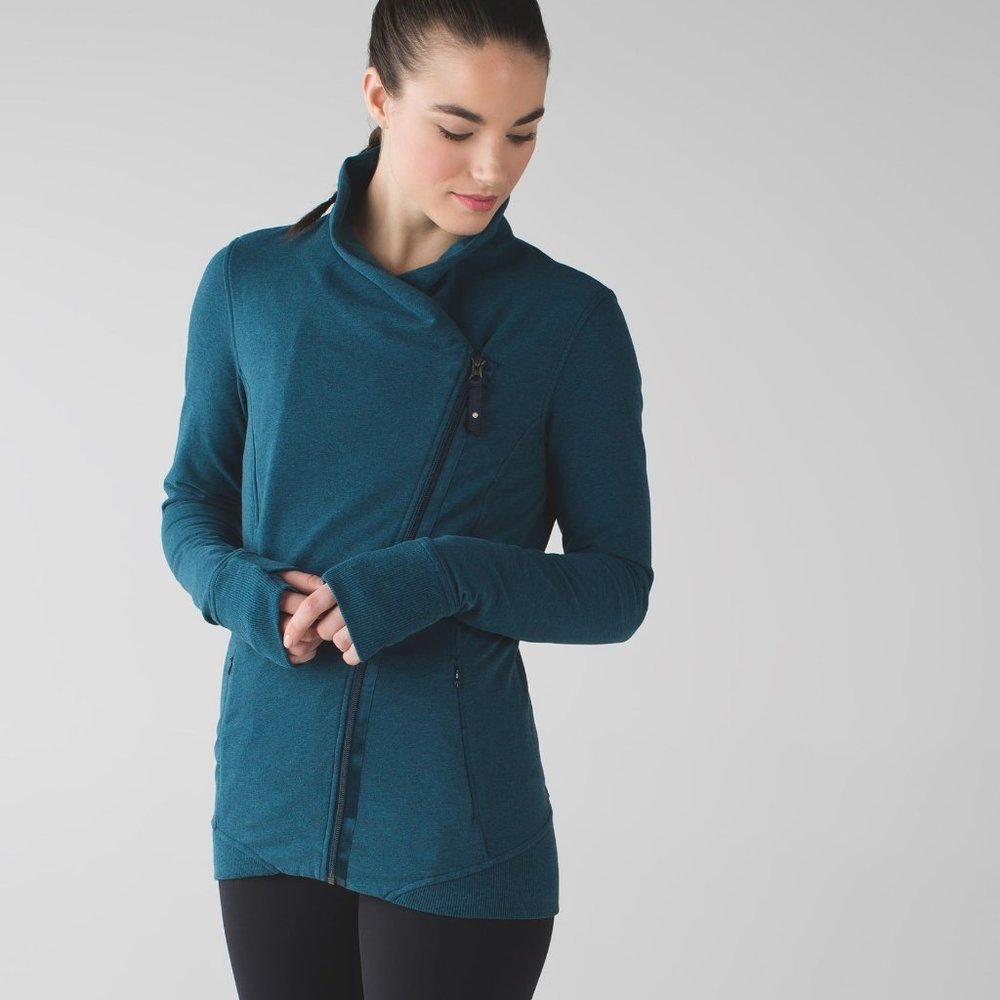 Lululemon Turn Jacket Sweater French Terry Size 4